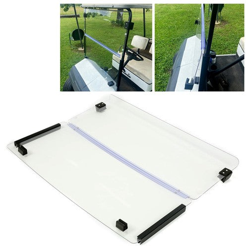Solid Spare For EZGO Marathon Golf Cart Windshield Clear 1986-1994.5 Gas & Electric Model