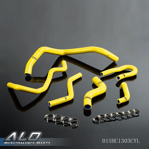 Solid Spare Fit For 92-00 Honda Civic 1.6L SOHC D15 D16 EG EK Silicone Radiator Hose Yellow
