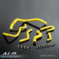 Solid Spare Fit For 92-00 Honda Civic 1.6L SOHC D15 D16 EG EK Silicone Radiator Hose Yellow