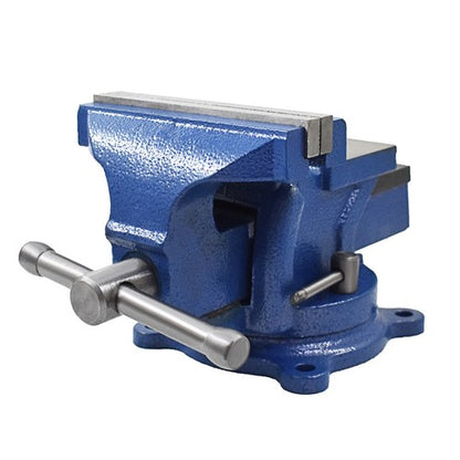Solid Spare Base Table Top Clamp Heavy Duty 5" Bench Vise with Anvil Swivel Locking