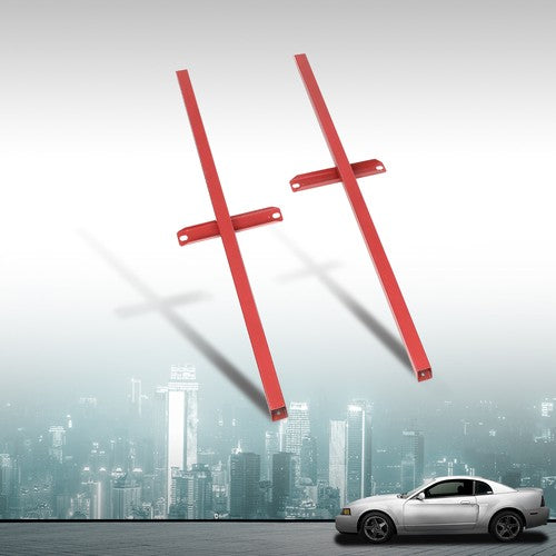Solid Spare Fit For Mustang/Cobras 79-04 Subframe Connectors Control Arm Red Powder Coated