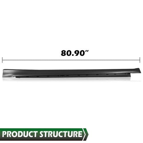 Solid Spare Fit For 13-16 Ford Fusion Left & Right Side Exterior-Rocker Panel Molding Trim