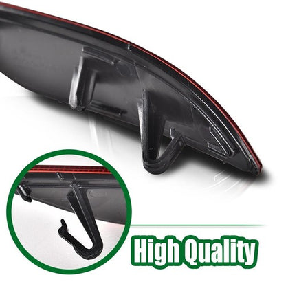 Solid Spare Fit For 2016-2022 Chevrolet Malibu Rear Bumper Reflector Left Driver Side Red