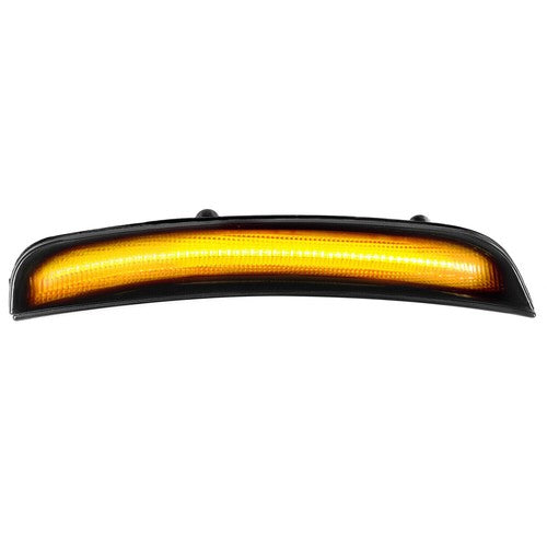 Solid Spare For 15-22 23 Dodge Charger LED Front Bumper Side Marker Light Lamp Smoked Amber