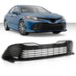 Solid Spare Fit For 2018-2020 Toyota Camry LE XLE Black Front Bumper Lower Grille Grill