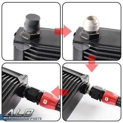 Solid Spare New Fit For BMW 3 Series 335i E90 E92 N54 Upgrade 25 Row Bolt On Oil Cooler Kit
