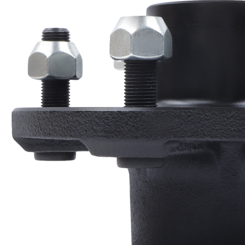Solid Spare 6 on 5.5' Trailer Hub Kit For 3500 lbs. #84 Spindle With Trailer Bearing