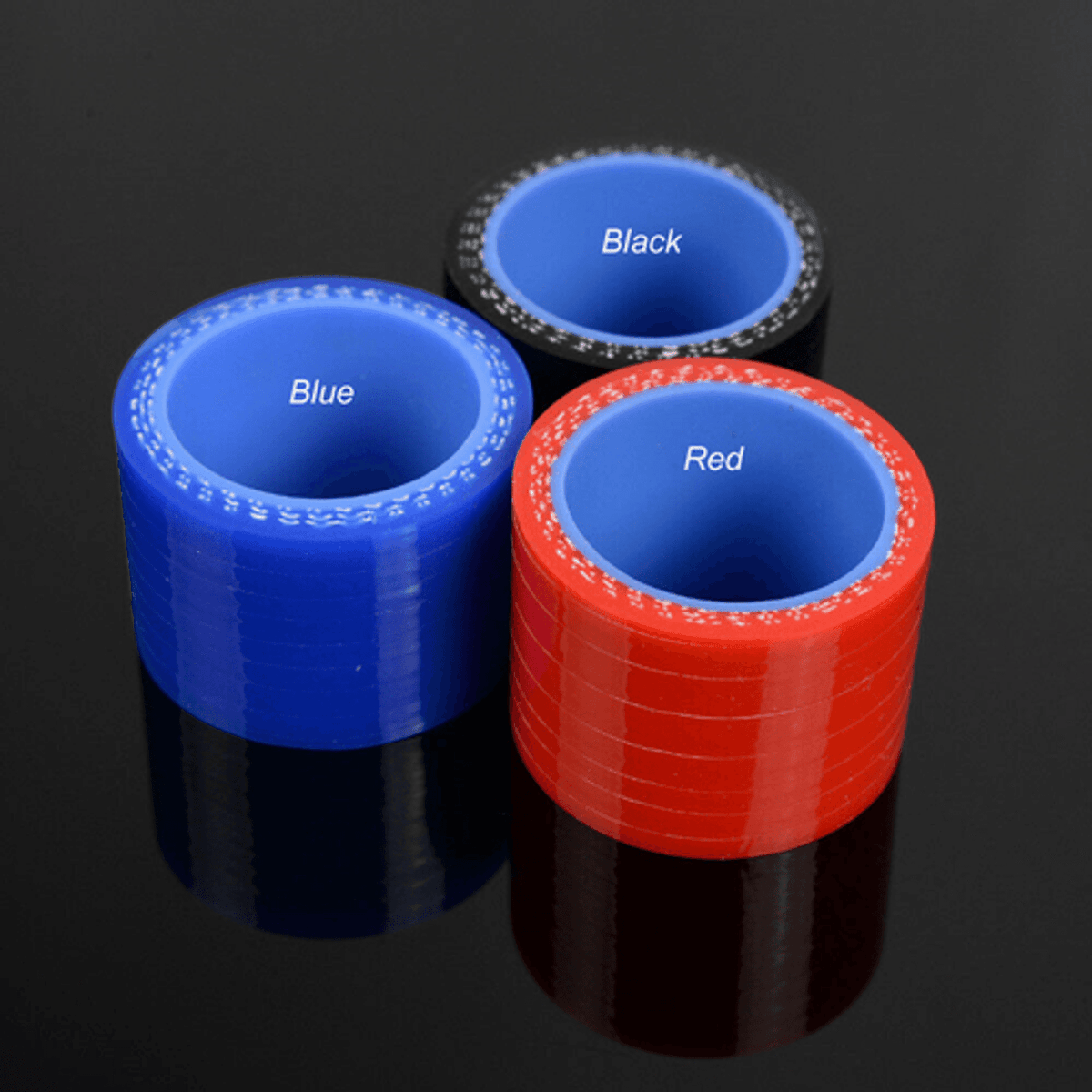 Solid Spare Fit For 99-00 Subaru Impreza Vers 5-6 GC8 EJ20 Red Silicone Intercooler Hose Kit