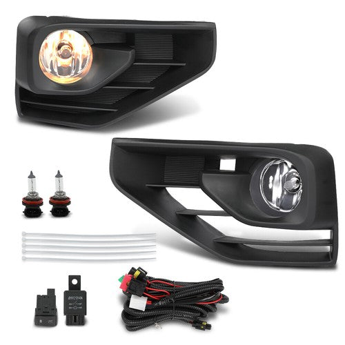 Solid Spare Fit For 2017 2018 2019 2020 Nissan Pathfinder Fog Lights Bumper Lamps W/Wiring