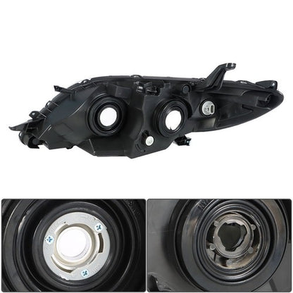 Solid Spare Fit For Toyota Sienna 2011 2012 2013 Headlight Lamps Right Passenger Side Chrome