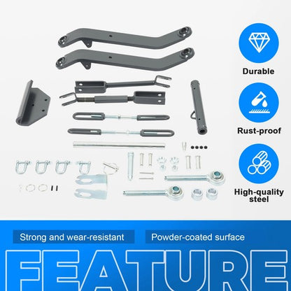 Solid Spare 3 Point Hitch Kit For Kubota BX23 BX25 BX25D B-Series Sub-Compact Tractor Models