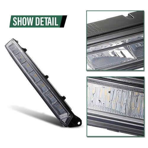 Solid Spare Fit For Mercedes X164 GL350 GL450 GL550 X166 LED Daytime Running Fog Light Right