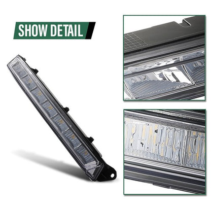 Solid Spare Fit For Mercedes X164 GL350 GL450 GL550 X166 LED Daytime Running Fog Light Right