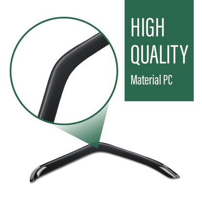 Solid Spare Fit For 2007-2017 Freightliner Cascadia Window Visors Deflector Rain Guards