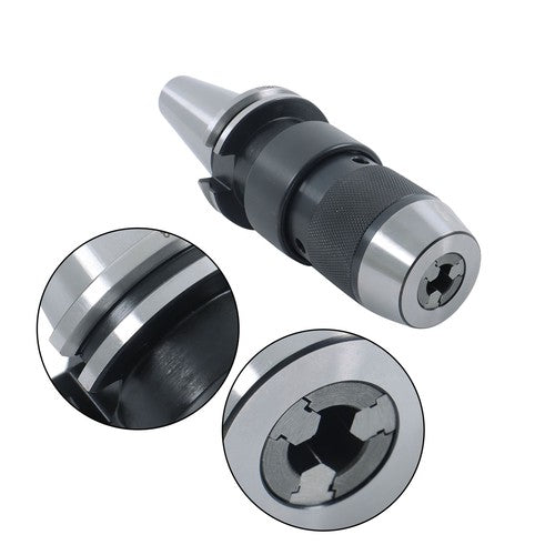 Solid Spare 4pcs CAT40 Collet Chuck CNC Keyless Drill Chuck 1/2'' for HAAS CAT40 APU13