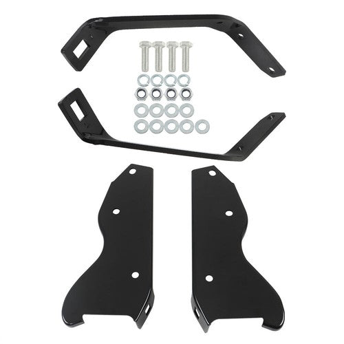 Solid Spare Rear Bumper Brackets Suitable For Ford F-100 F-250 F-350 1964-1979 Pickup Black