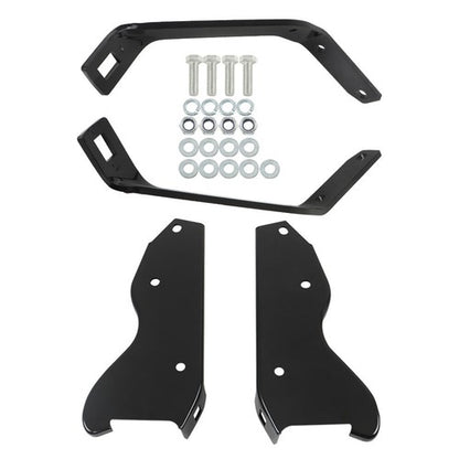 Solid Spare Rear Bumper Brackets Suitable For Ford F-100 F-250 F-350 1964-1979 Pickup Black