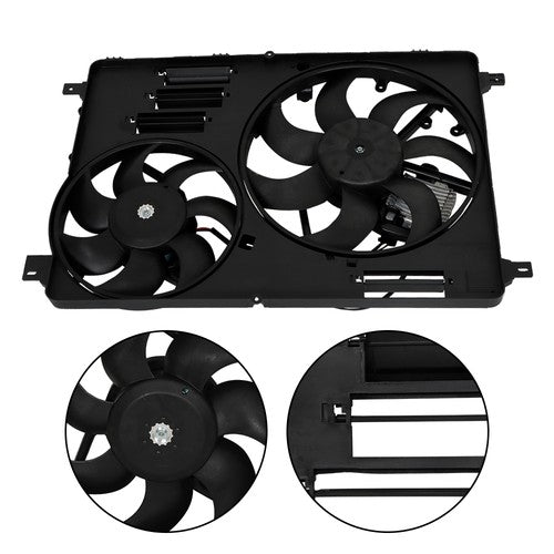 Solid Spare For Volvo XC70 2008-15 VO3115116 Engine Radiator Cooling Fan Assembly 306686296