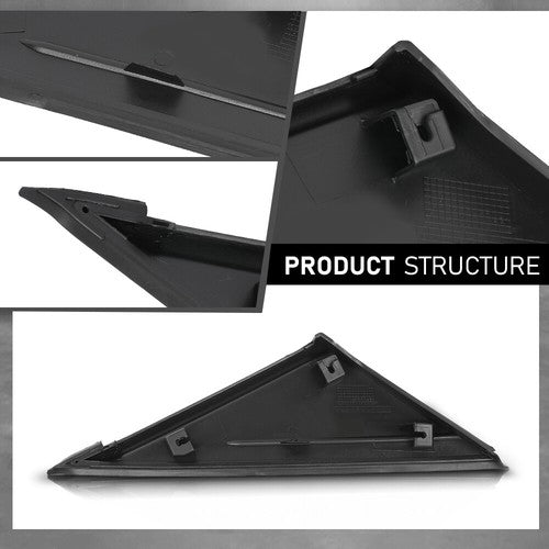 Solid Spare Fit For 2012-2018 Ford Focus Window Molding Fender Corner Molding Left Side