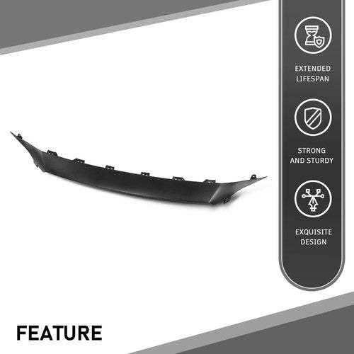 Solid Spare Front Bumper Grille Cover Trim Fit For 2020-2023 Toyota Highlander 52711-0E900