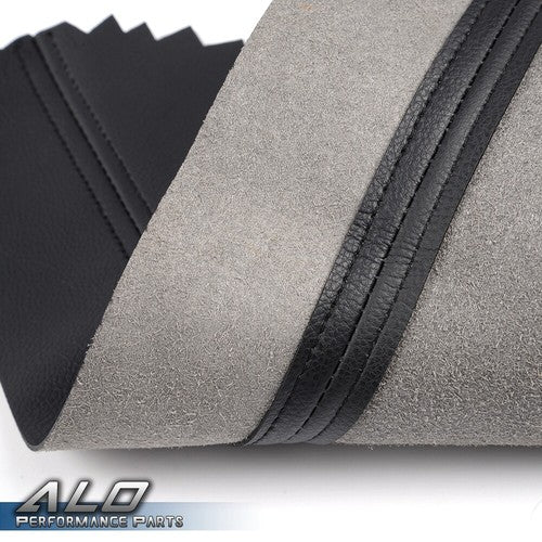Solid Spare Fit For Honda Accord 08-12 Black Leather Front Door Panels Armrest Cover New