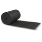 Solid Spare 12" x 25' Ribbed Bunk Carpet / Marine Boat Trailer Runners / Outdoor - Black