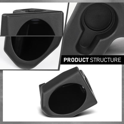 Solid Spare 2pcs Speaker Sound Wedges Black Fit For 1976-1995 Jeep Wrangler YJ CJ-7