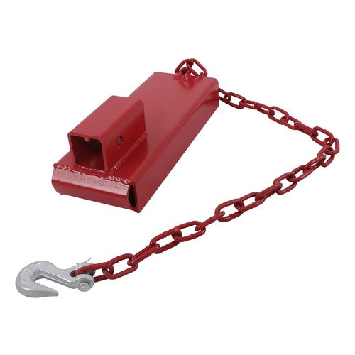 Solid Spare 2" Forklift Trailer Hitch Receiver Attachment Towing Pallet Forks Adapter