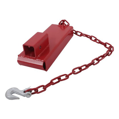 Solid Spare 2" Forklift Trailer Hitch Receiver Attachment Towing Pallet Forks Adapter