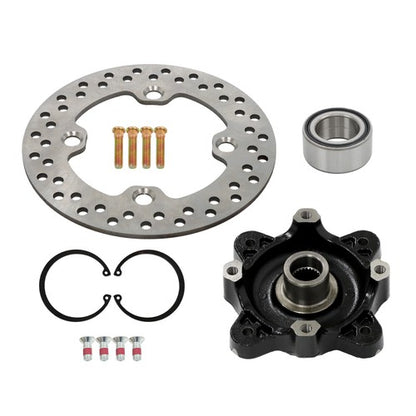 Solid Spare Wheel Hub & Bearing Kit For Polaris 5137659 5137539 5137127 5254999 5251565