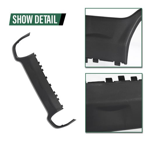 Solid Spare For 2015-18 Jeep Cherokee Air Dam Deflector Lower Valance Apron Rear 68236953AA