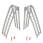 Solid Spare 2pcs UTV ATV 7.5' Aluminum Folding Loading Ramps For Truck Motorcycle Lawn Mower