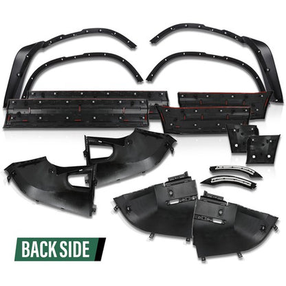 Solid Spare Fit For 20-24 Defender 110 Bumper Corner Side Skirt Fender Flare Body Kit