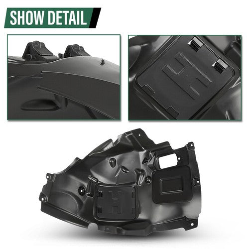 Solid Spare Fit For 2012-2019 BMW 3 Series Fender Liner Front Upper Section Left Side