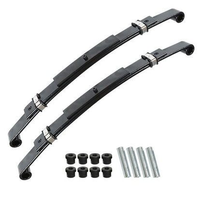 Solid Spare (Set of 2) Heavy Duty Rear Leaf Springs For EZGO TXT 1996-2013 Golf Cart