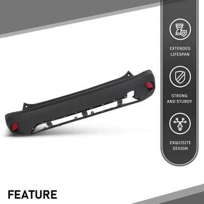 Solid Spare Rear Bumper Cover Fit For 2022-2025 Toyota Corolla Cross L LE w/o Sensors Holes