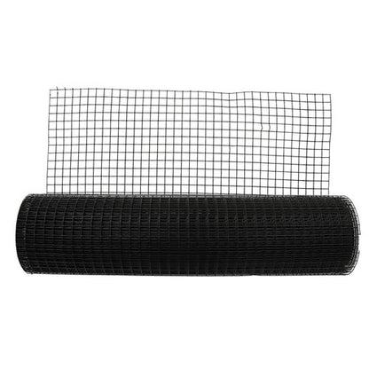 Solid Spare 1"x1"16 Gauge 36"x50' Welded Wire Fence Vinyl Coated Chicken Rabbit Mesh