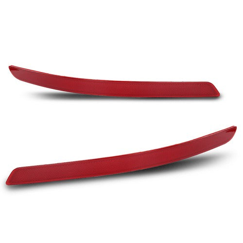 Solid Spare Fit For 2014-2015 Kia Optima Red Rear Bumper Reflector Left+Right Side