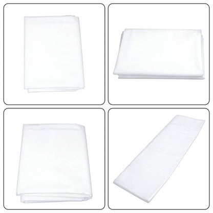 Solid Spare Clear Greenhouse Plastic Sheeting - 25 × 20 FT 6 mil UV Resistant Polyethylene