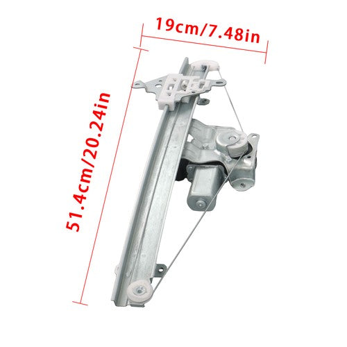 Solid Spare 1 Pair For Nissan Altima 2019-2022 Front Left Right Side Power Window Regulator