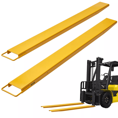 Solid Spare Pallet Fork Extensions Forklift Extensions 72" x 4.5" Heavy Duty Steel