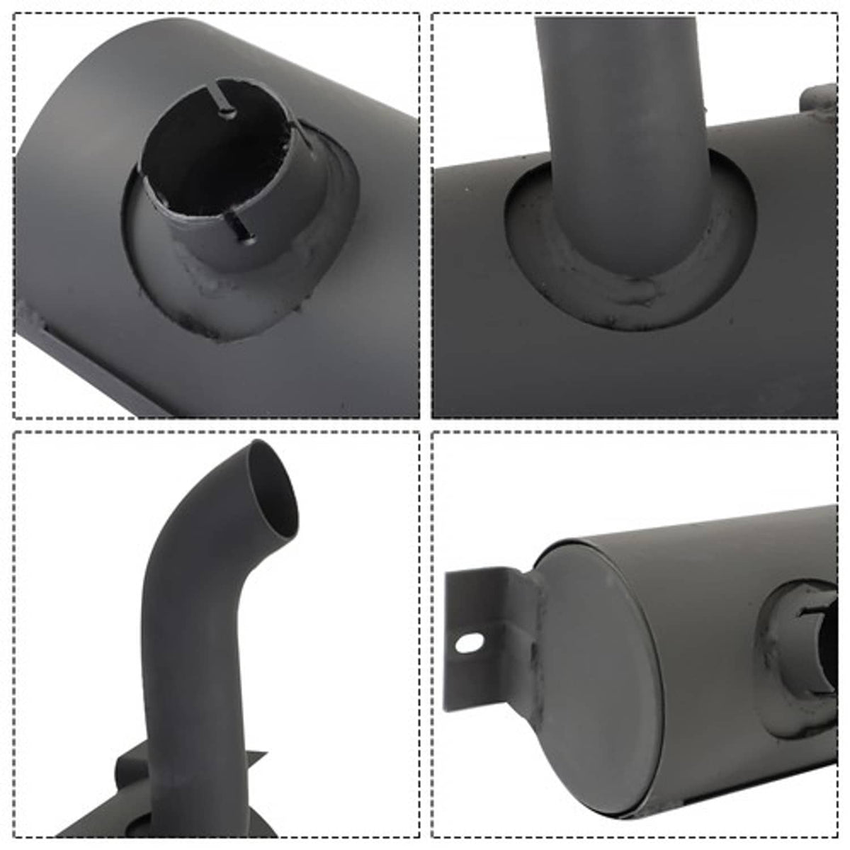Solid Spare New Muffler 7100840 Fits For Bobcat 751 753 763 773 S150 S160 S175 S185 T140