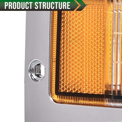 Solid Spare Fit For 90-97 Nissan D21 Pickup Chrome Parking Corner Side Marker Signal Lights