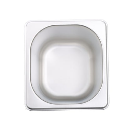 Solid Spare 6 Pack 6 Inch Deep Thickened 1/6 Size Stainless Steel Steam Table Pans
