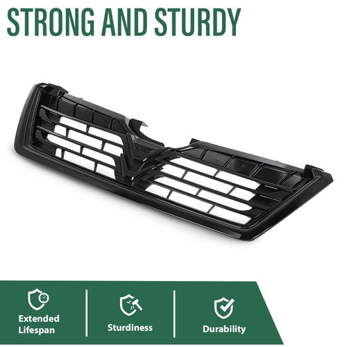 Solid Spare Fit For 22-24 Subaru Forester Sport Front Bumper Upper Grille Grill J1010SJ260