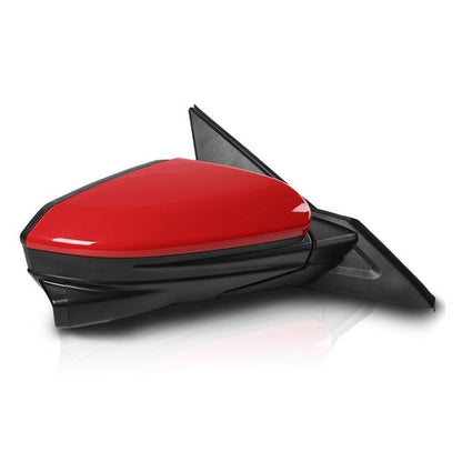 Solid Spare Fit For Honda Civic Sedan 16-2020 Red Mirror Power Heated Camera Passenger Side