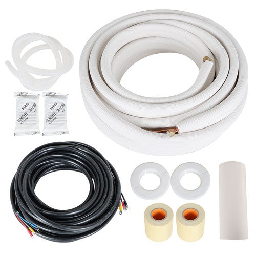 Solid Spare Install Kit For Mini Split Heat Pump Systems 1/4" - 3/8" Dia. 50 Feet New