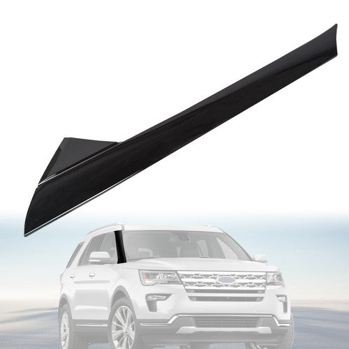 Solid Spare For 2011-19 Ford Explorer Windshield-Outer Trim Pillar Molding Passenger Side