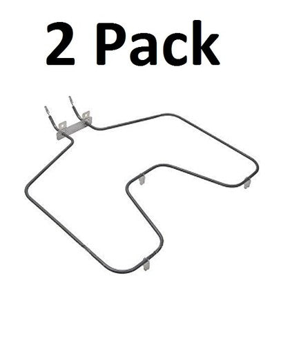 Solid Spare (2) General Electric Range Bake Element for WB44K10005, WB44K10001