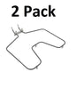 Solid Spare (2) General Electric Range Bake Element for WB44K10005, WB44K10001